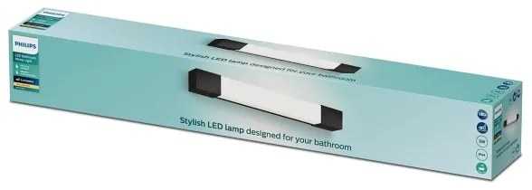 Philips - Lampada per specchio da bagno ROVER LED/5W/230V IP44 nero