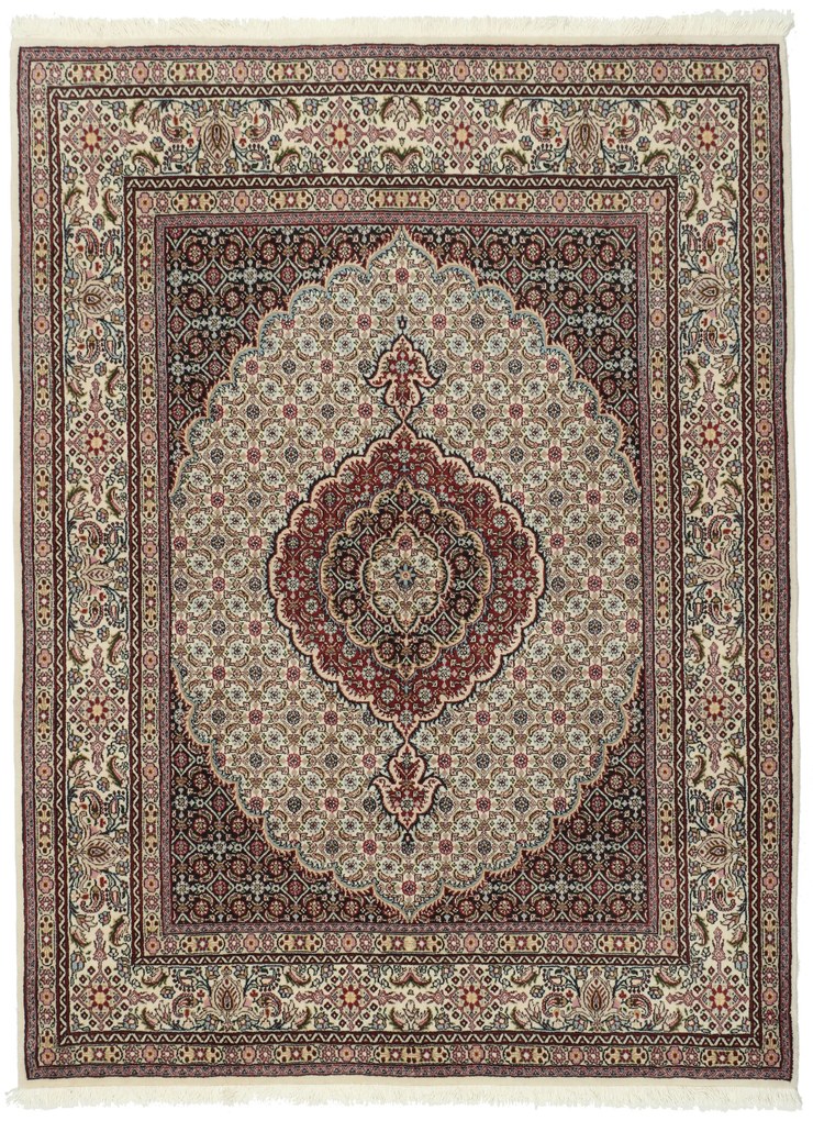 Moud Tappeto 210x150 (Iran) Annodato A Mano