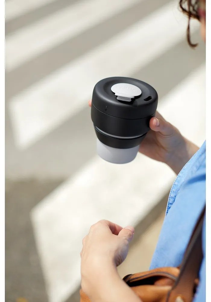 Tazza termica nera 400 ml To Go – Lékué