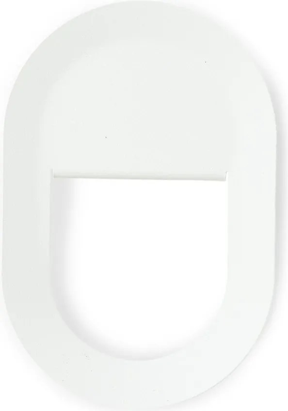 Gancio da parete bianco in acciaio Coucou – Spinder Design