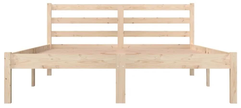 Giroletto legno massello di pino 135x190 cm 4ft6 double