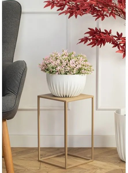 Portafiori 40x24 cm beige