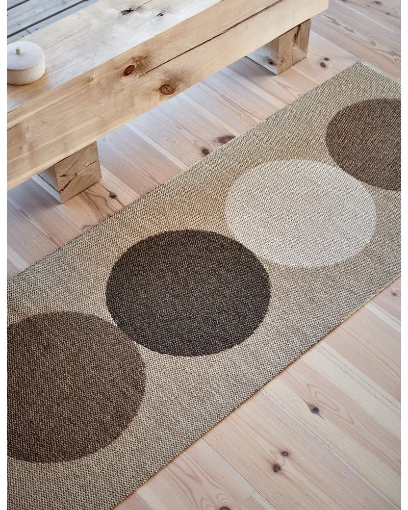 Tappeto da interno/esterno beige/color crema 70x140 cm Otto Grain – Pappelina