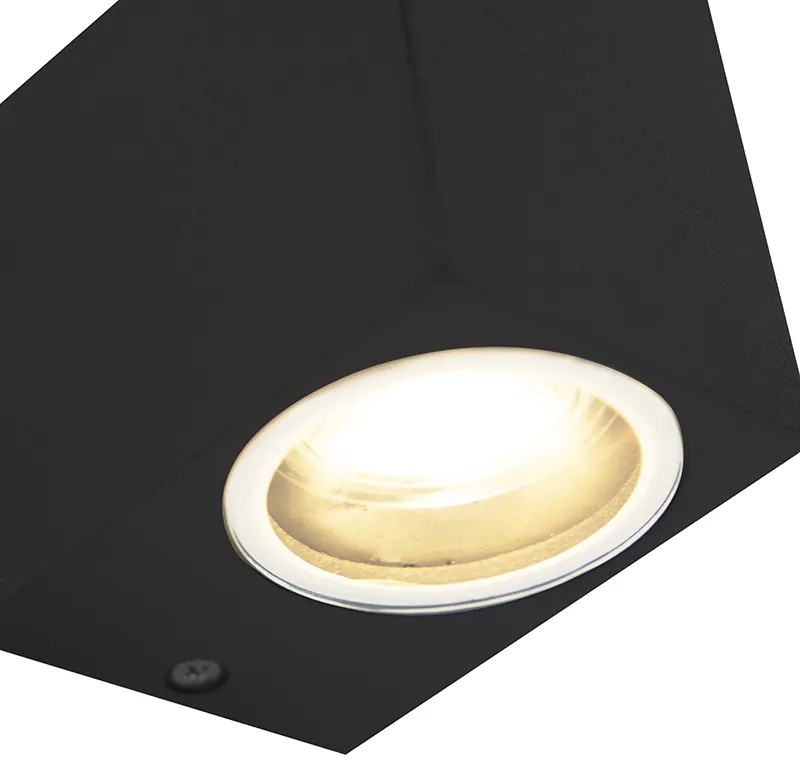 Set di 4 applique moderne nere IP44 - Baleno