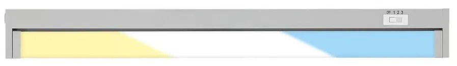 Brilo - Lampada sottopensile LED/6W/230V 2700/4000/6500K 54,5 cm argento