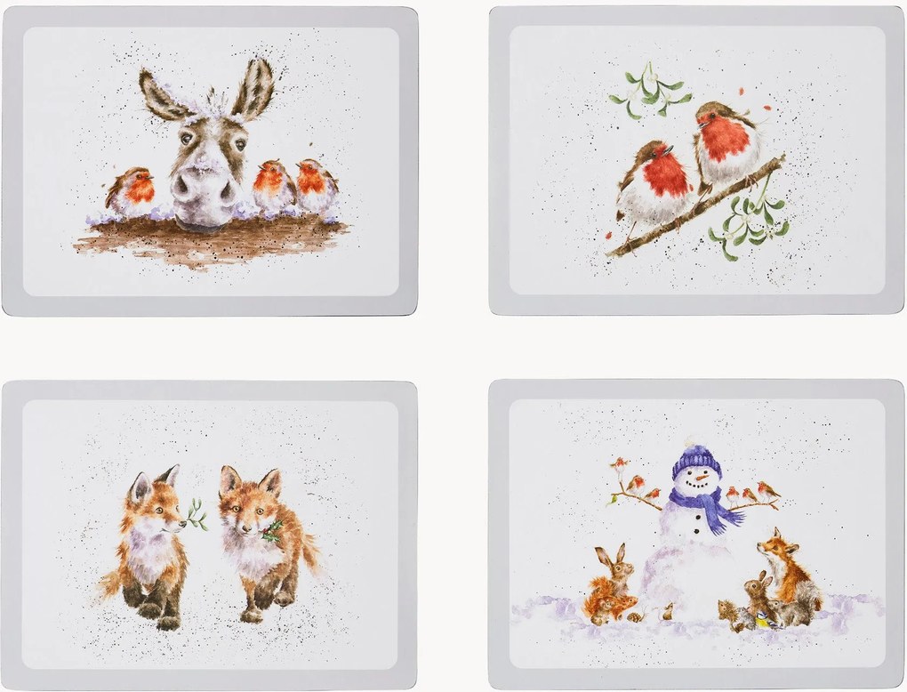 Set di 4 tovagliette Xmas