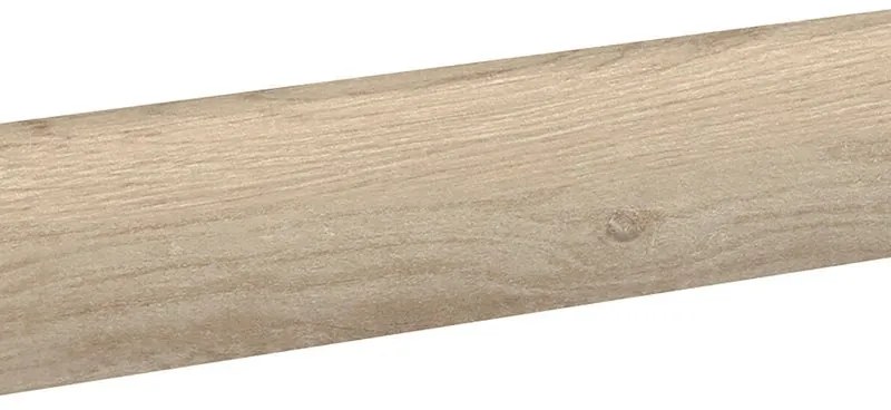 Piastrella battiscopa North Wind Oak in gres porcellanato beige opaco L 123 x H 0.9 cm x Sp 9 mm confezione da 12 ml