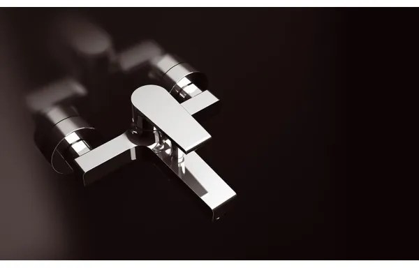 Sapho - Miscelatore per vasca KAI cromo lucido