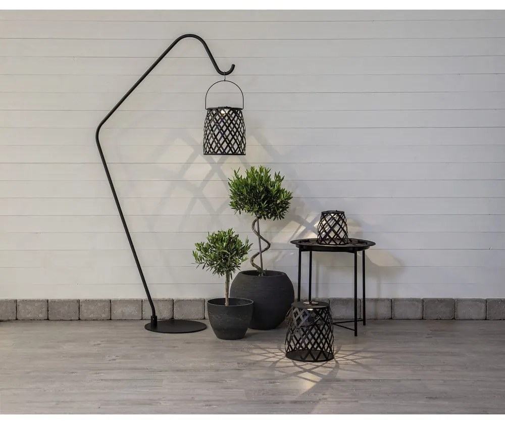 Lanterna LED nera, altezza 20 cm Calabria - Star Trading