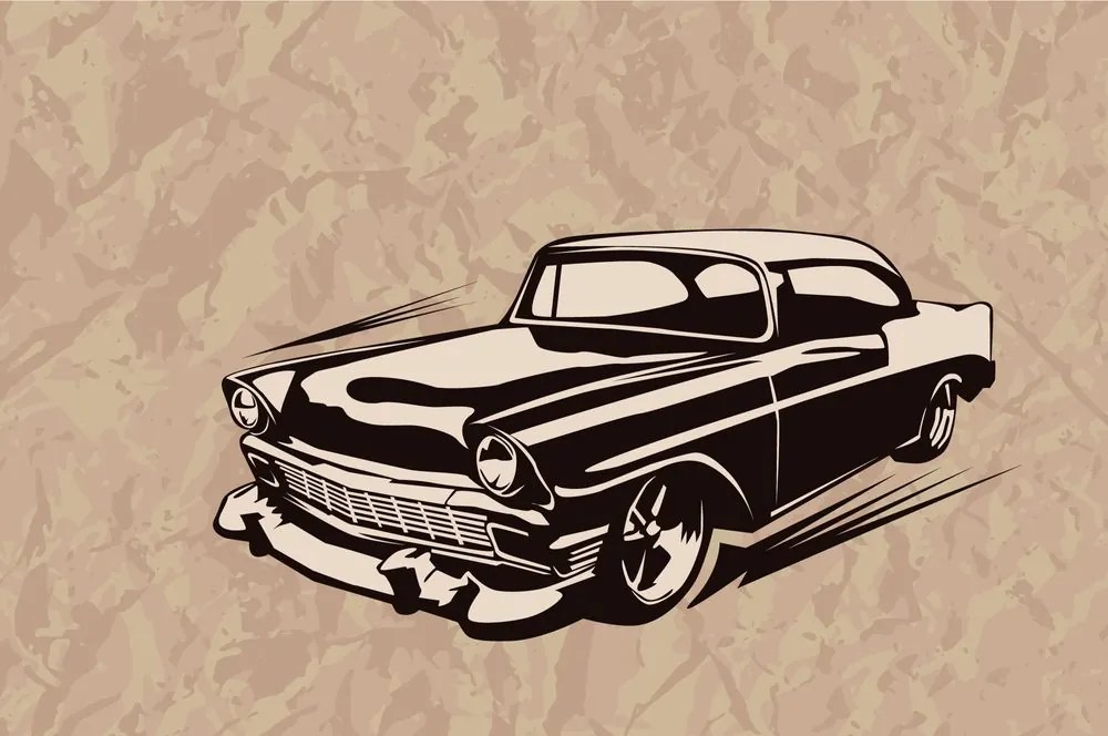 Carta da parati – Auto d'epoca retrò