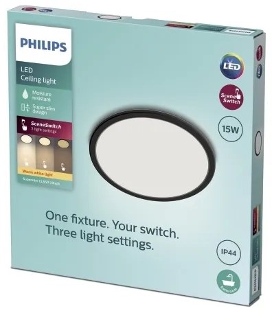 Philips - Lampada LED da bagno dimmerabile SCENE SWITCH LED/15W/230V IP44