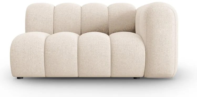 Divano componibile color crema (con penisola a destra) Lupine – Micadoni Home