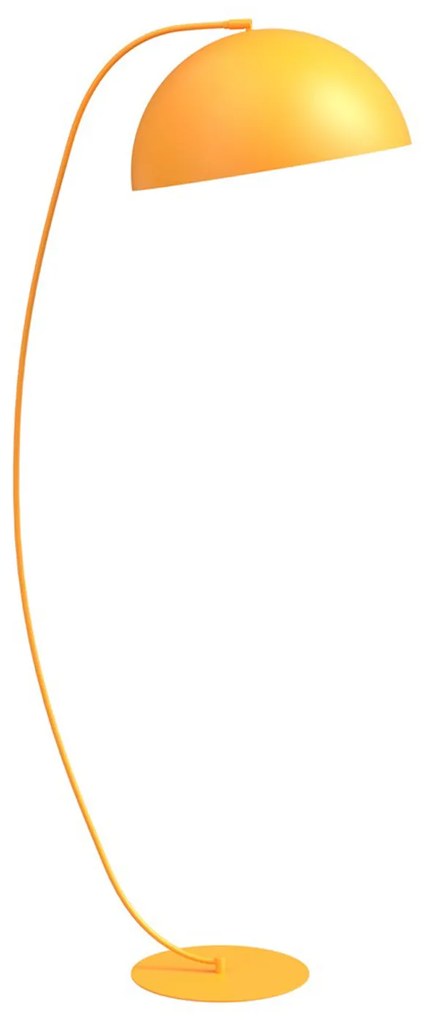 Piantana Minimal Artemide Acciaio Arancione 1 Luce Gx53 Ip20