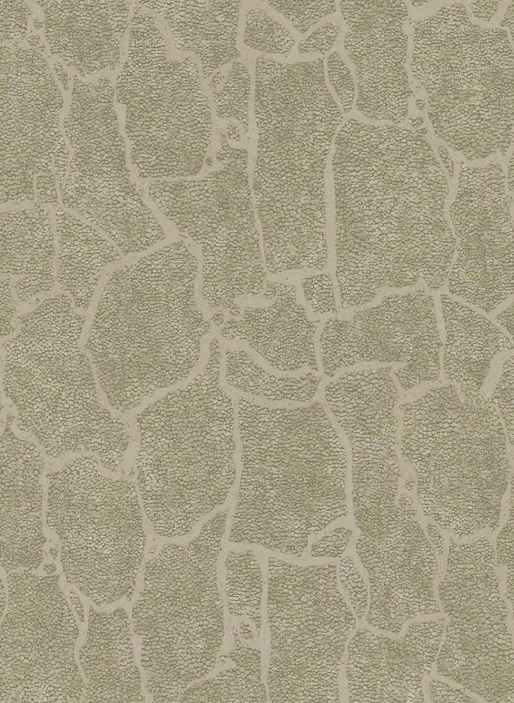 Exotische Tapete Skin 1 von Eijffinger - Olive/ Grau