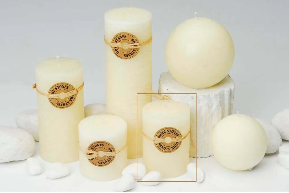 IVORY - candela cilindrica profumata 9 cm