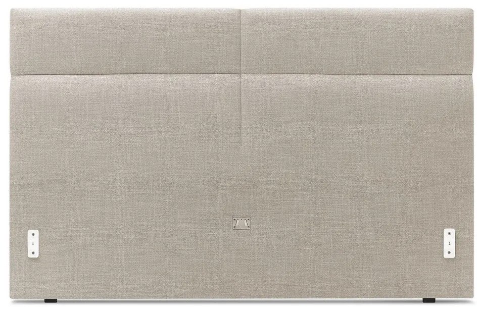 Letto matrimoniale imbottito beige con griglia 180x200 cm Elyna - Bobochic Paris