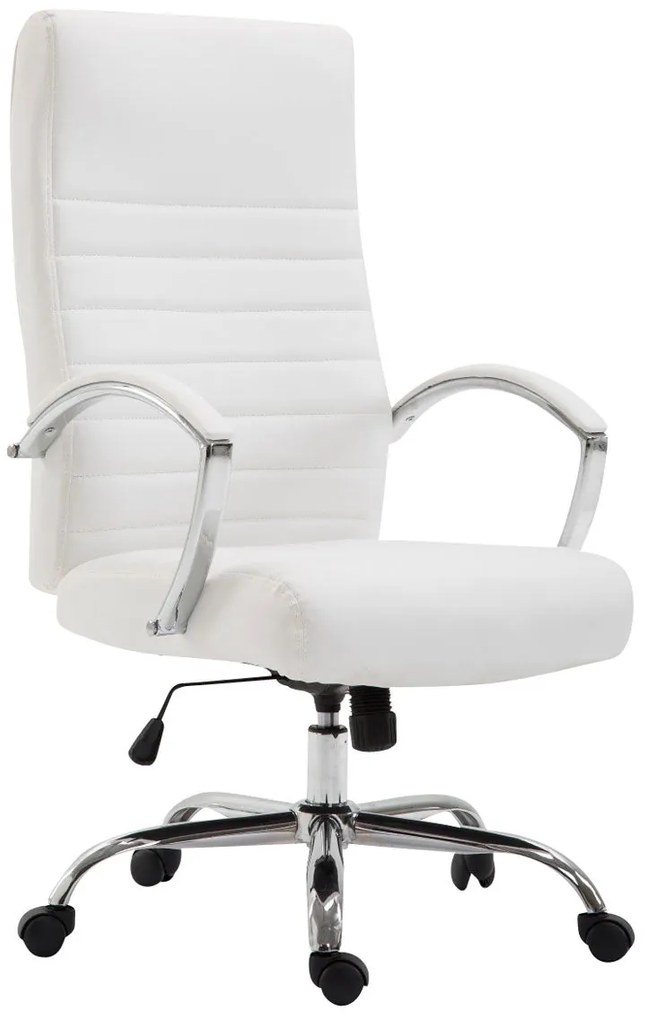 Sedia Direzionale Valais İn Ecopelle: Comfort Ed Eleganza Per Ambienti Di Lavoro Sofisticati / Weiß