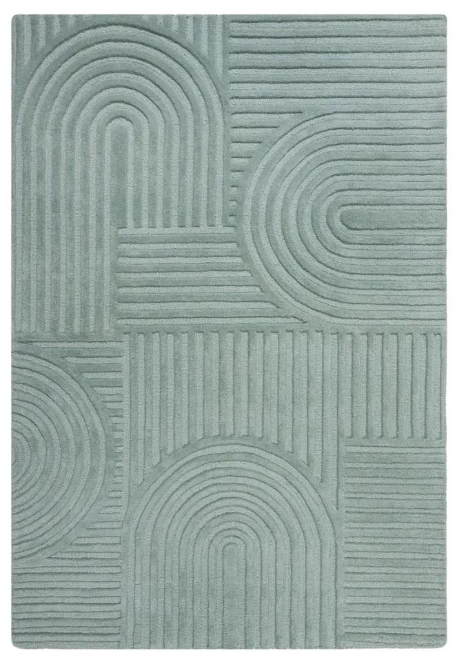 Tappeto in lana turchese 120x170 cm Zen Garden - Flair Rugs