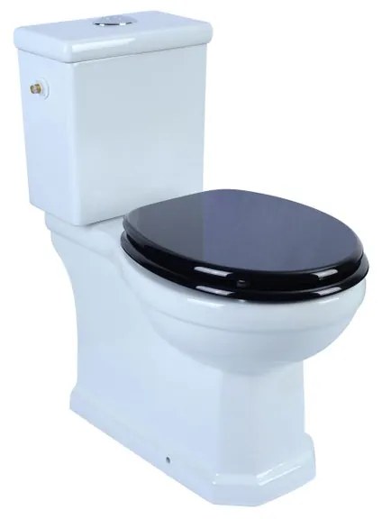 WC monoblocco SENSEA charm, sedile incluso P 80 x L 38 x H 80 cm bianco