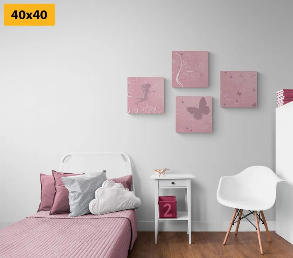Set di quadri – Fata fiabesca