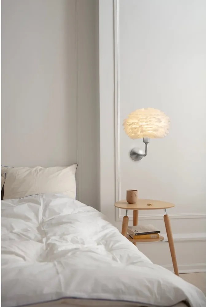 Lampada da parete argentata in metallo senza paralume Santé – UMAGE