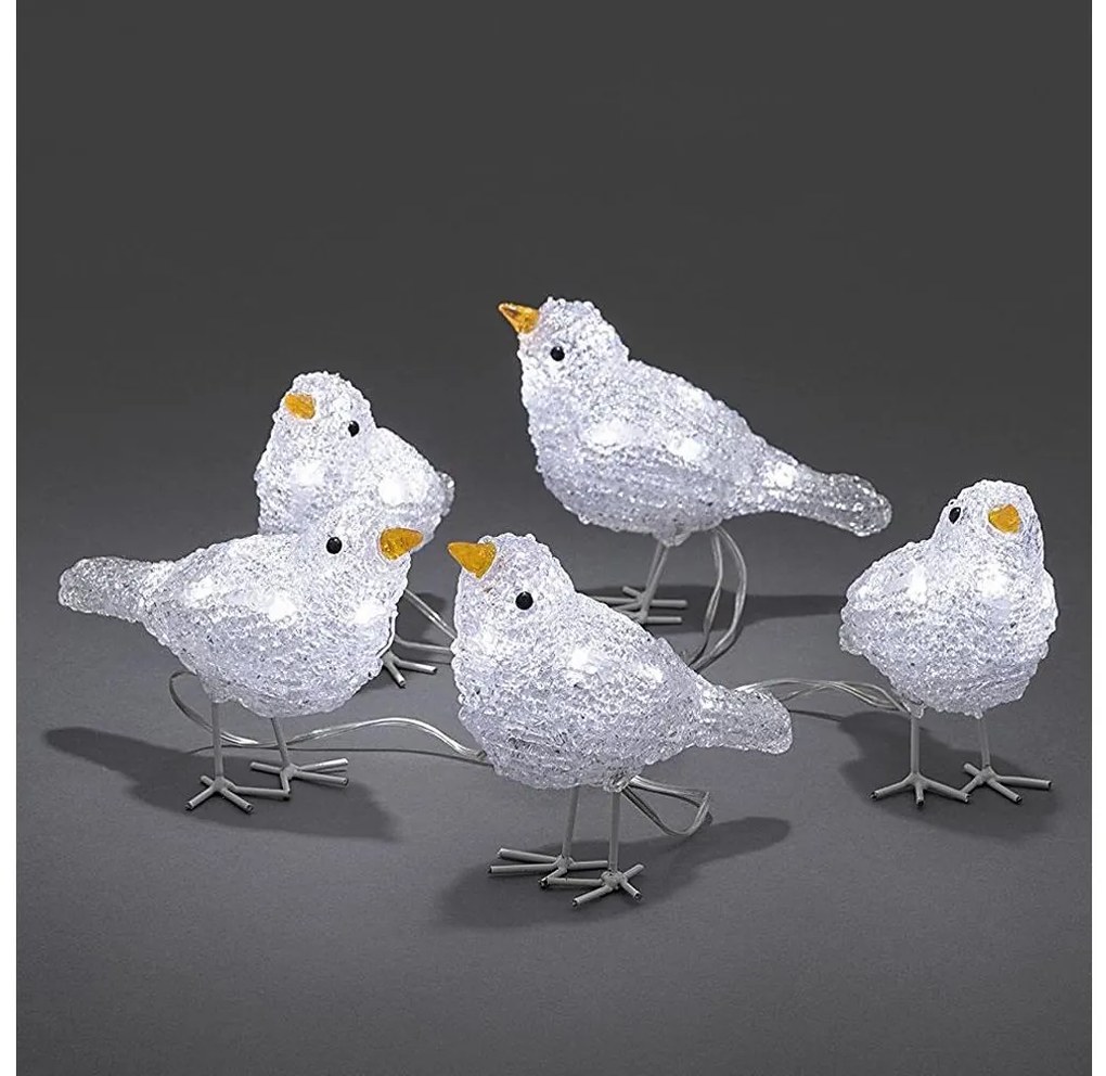 Decorazione natalizia a LED per esterno BIRDS 5xLED/230V/24V IP44