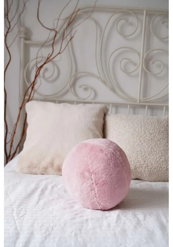 Cuscino decorativo in micropile ø 25 cm Top – Mioli Decor