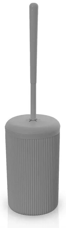 Scopino bagno da appoggio grigio in plastica Ring