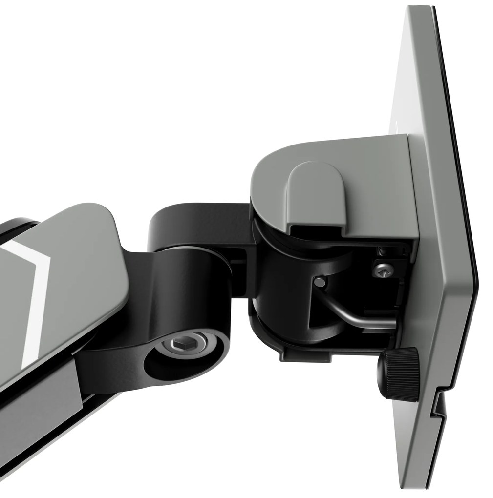 Supporto Doppio per Monitor da 49 Pollici Grigio e Nero RGB X-Arm Dual