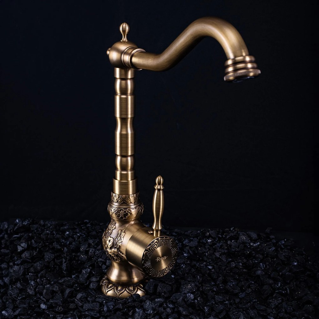 Rubinetto da cucina / da bagno Rea VENICE antique bronze