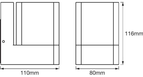 Ledvance - Applique LED RGB da esterno SMART+ CUBE LED/9.5W/230V IP44 Wi-Fi