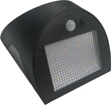 Lampada da parete solare LED con sensore LED/3W/3,7V 1200 mAh IP54 nero