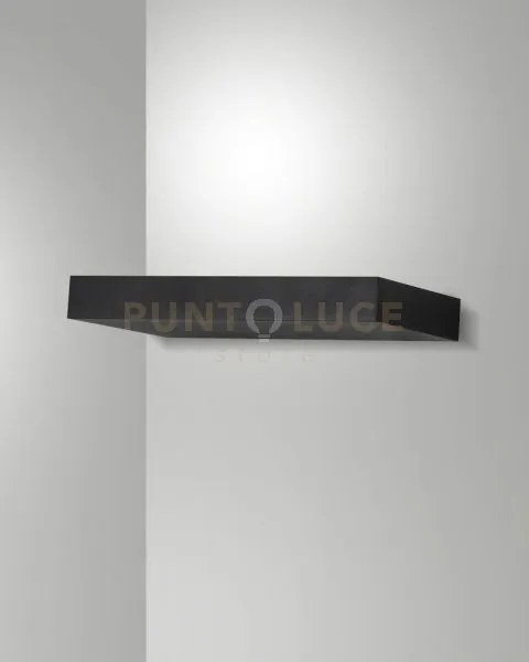 Guia applique nera l.24cm a led 3000k - 24w - 2874 lm ip20