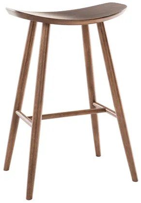 Sgabello da bar design noce 72 cm DEMORY