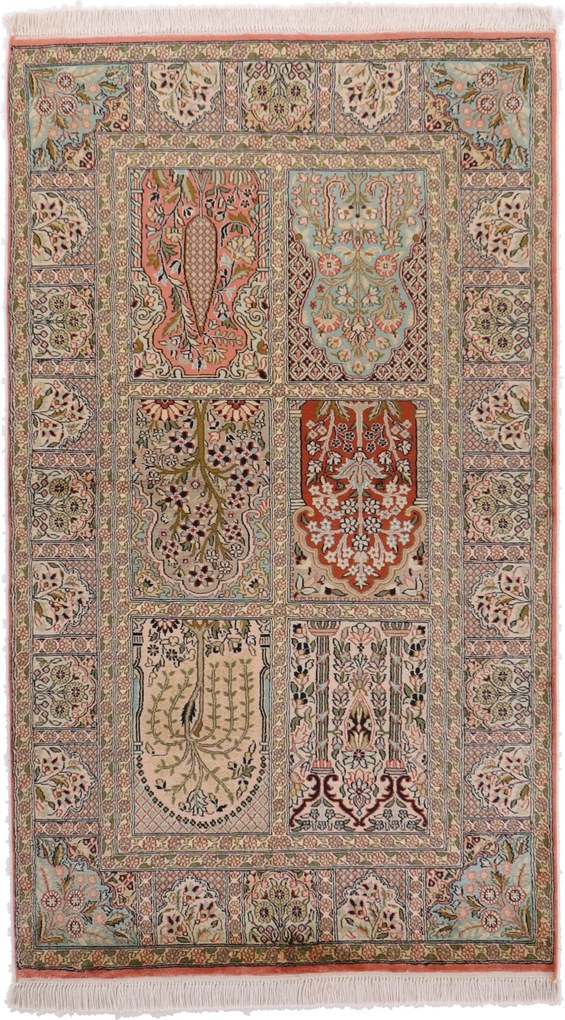 Cashmere Silk Tappeto 100x170 (Indian) Annodato A Mano