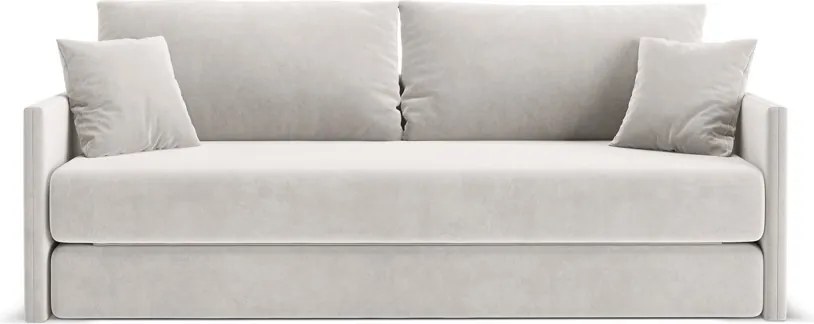 Divano letto Shannon 3 posti in velluto - 94x87x225