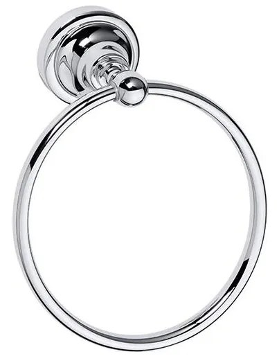 Porta asciugamani 16x19 cm, finitura argento