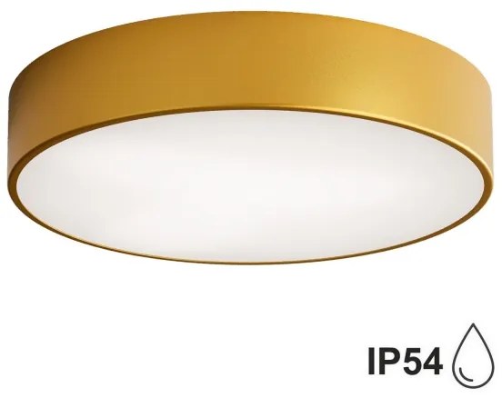 Brilagi - Plafoniera da bagno CLARE 2xE27/24W/230V diametro 40 cm IP54 oro