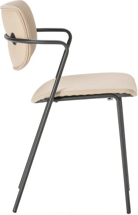 Set di sedie da pranzo beige 2 pz Maika - Marckeric