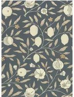 Morris & Co Carta da parati Pure Fruit - Black Ink