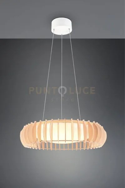 Monte sospensione led 40w 4700lm, 3000 - 6500k diffusore bianco e l...