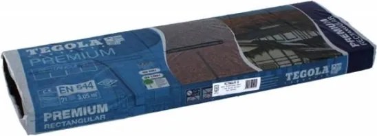 Tegola bituminosa Tegola canadese Premium Rectangular 3,05 mq 2101030001070 verde sfumato