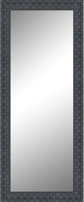 Specchio Marina rettangolare in legno nero, argento 170 x 60 cm