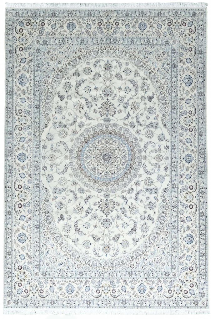 Nain Tappeto persiano 300 x 200 Beige (Iran) Annodato A Mano