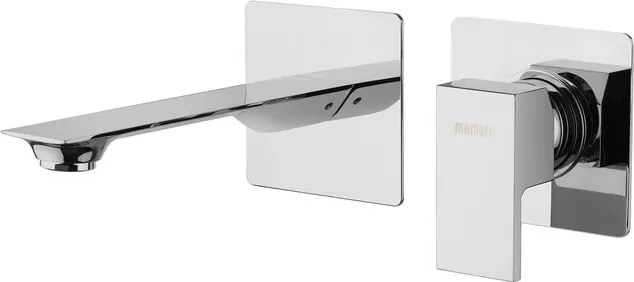 Rubinetto per lavabo ad incasso getto aerato Flat cromato lucido MAMOLI