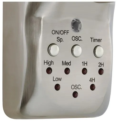 Lucci air 213126 - Ventilatore da parete BREEZE 55W/230V cromo opaco + tc