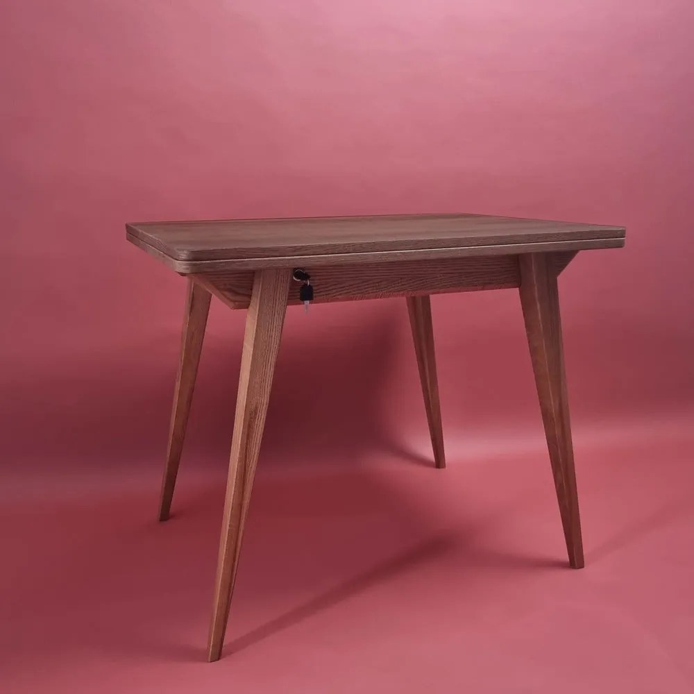 Tavolo da pranzo con piano effetto frassino allungabile 65x90 cm Envelope – Ragaba