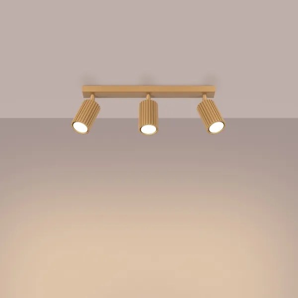 Sollux SL.1562 - Faretto KARBON 3xGU10/10W/230V oro