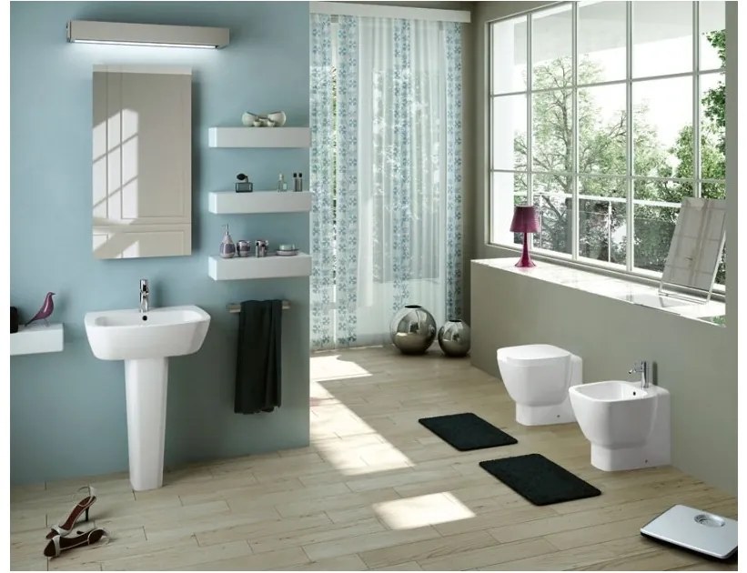 Lavabo 60 cm con colonna One RAK Ceramics ONWB00002