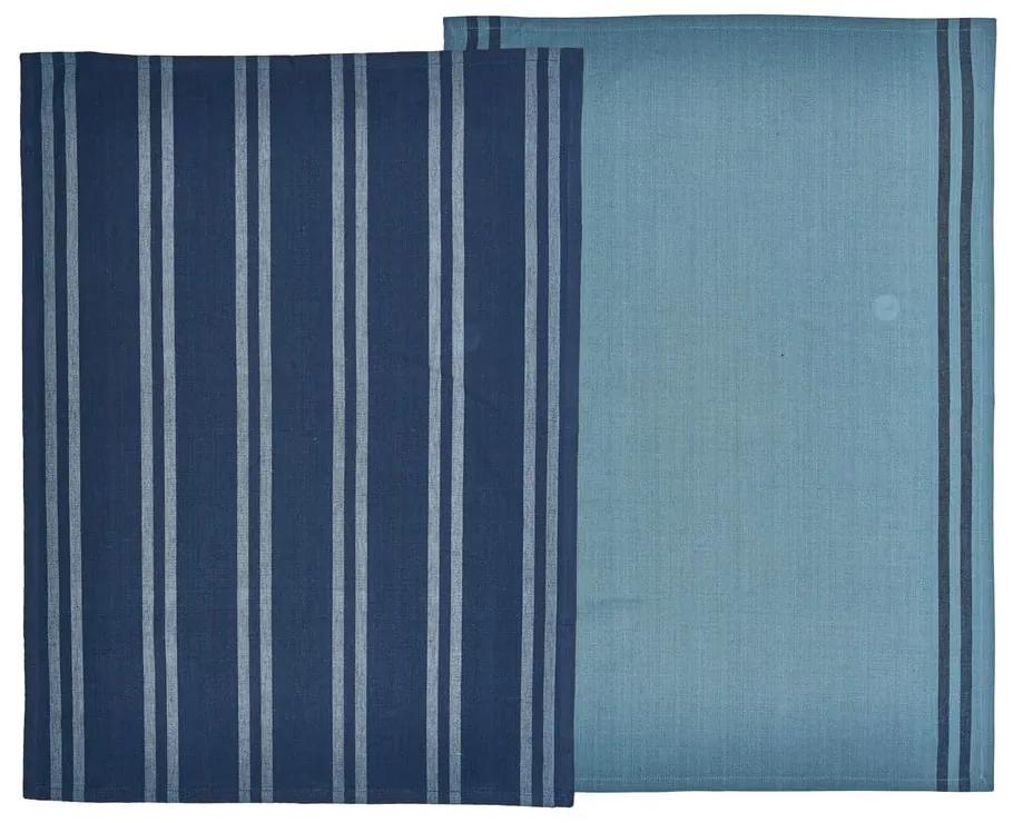 Set di 2 strofinacci in cotone blu, 50 x 70 cm Soft Tools - Södahl